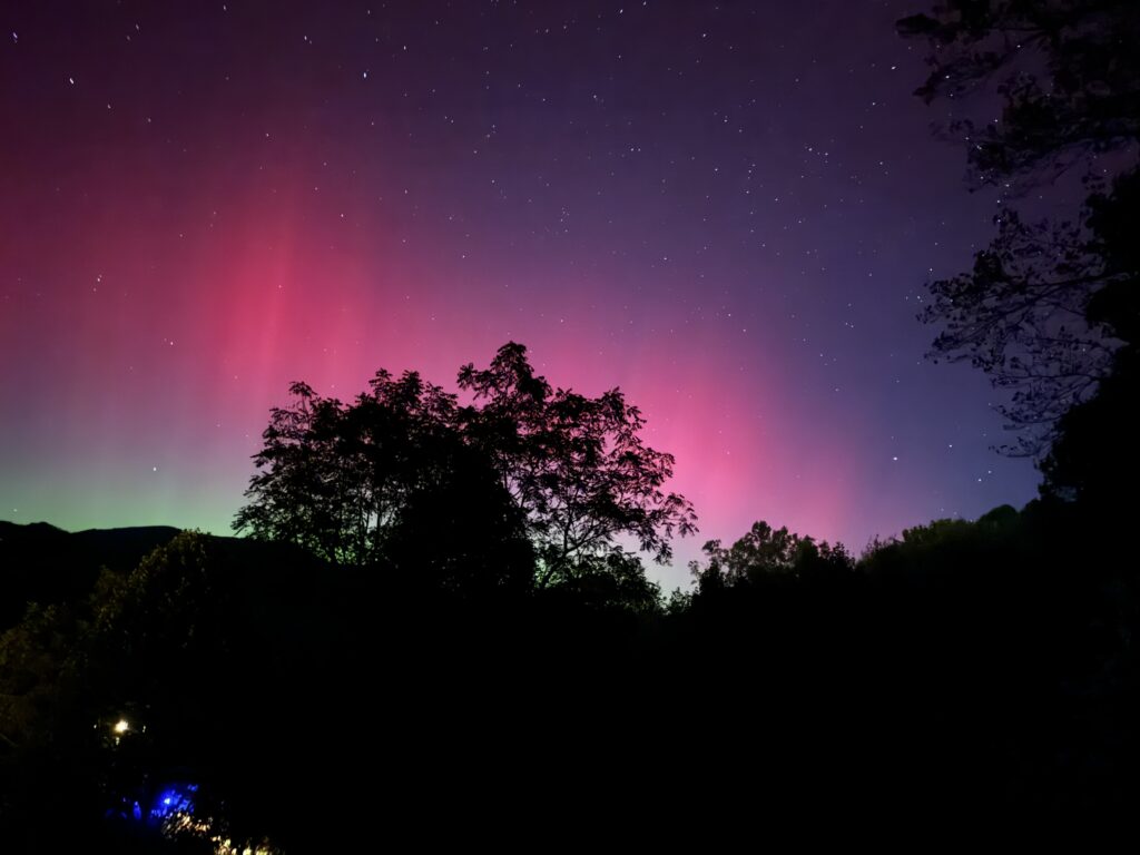 A view of the Northern Lights in 2024. Courtesy of Missy Doxie.